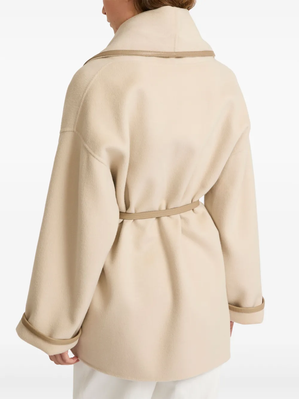 Yves Salomon Dubbelzijdig jack Beige