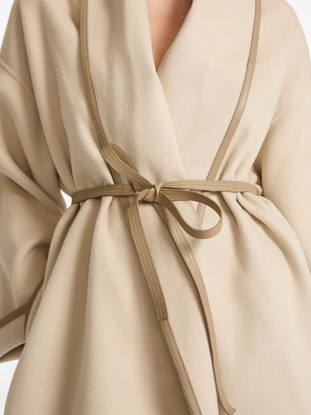 Yves Salomon Dubbelzijdig jack Beige