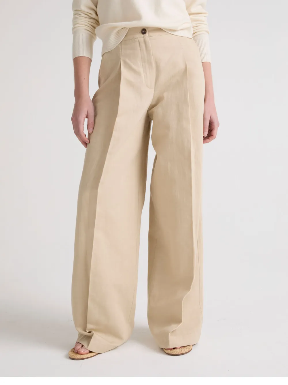 Yves Salomon Plooibroek Beige
