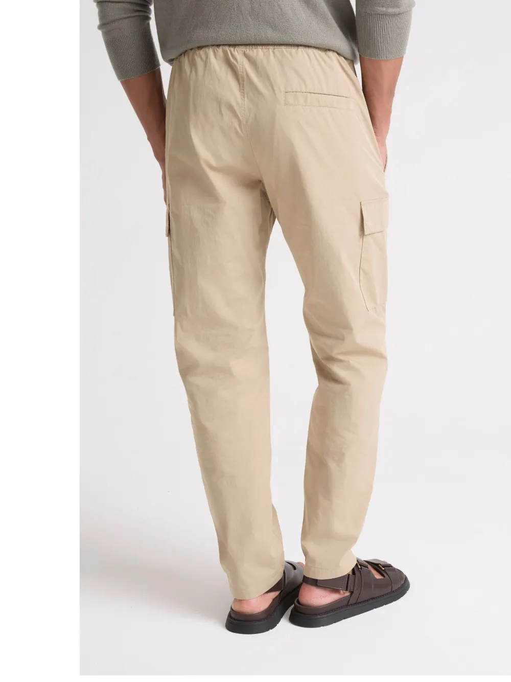 YVES SALOMON CARGO POCKETS TROUSERS