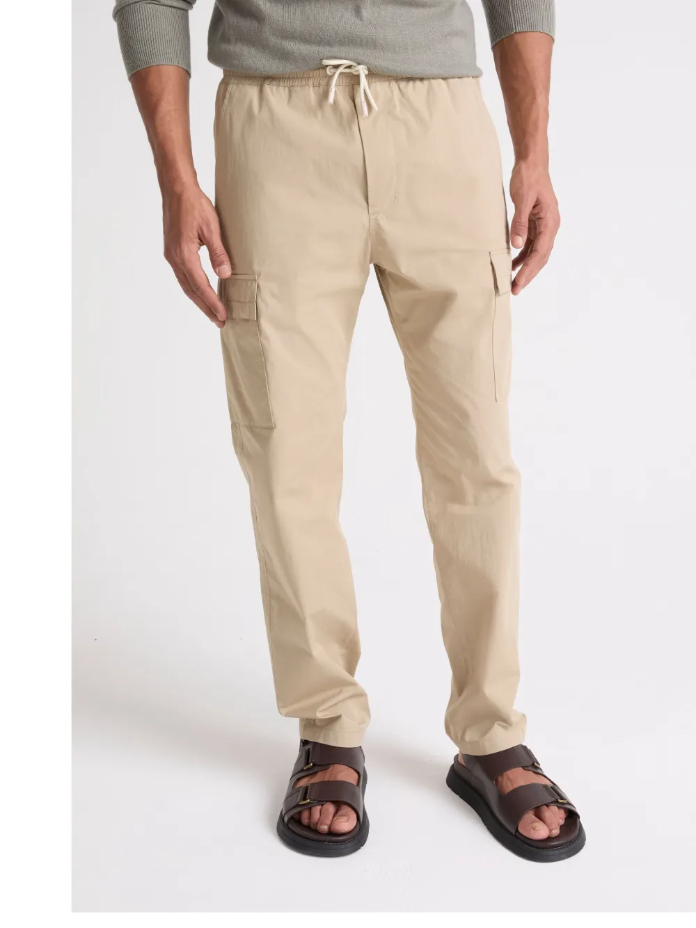 YVES SALOMON CARGO POCKETS TROUSERS