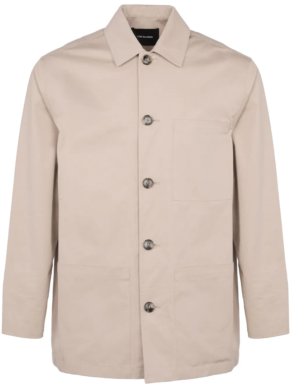 Yves Salomon Katoenen shirtjack Beige