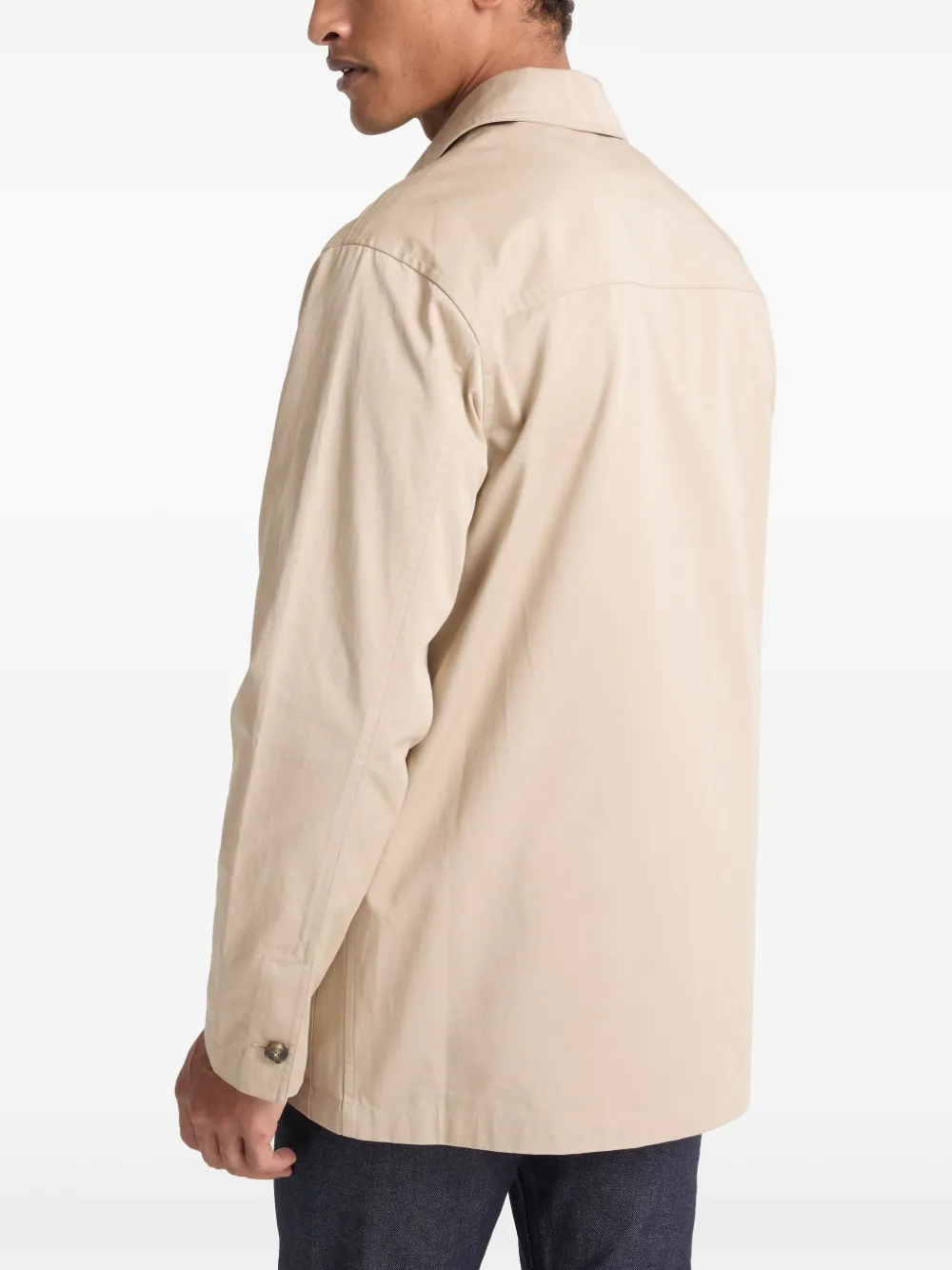 Yves Salomon Katoenen shirtjack Beige