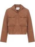 Yves Salomon suede jacket - Brown