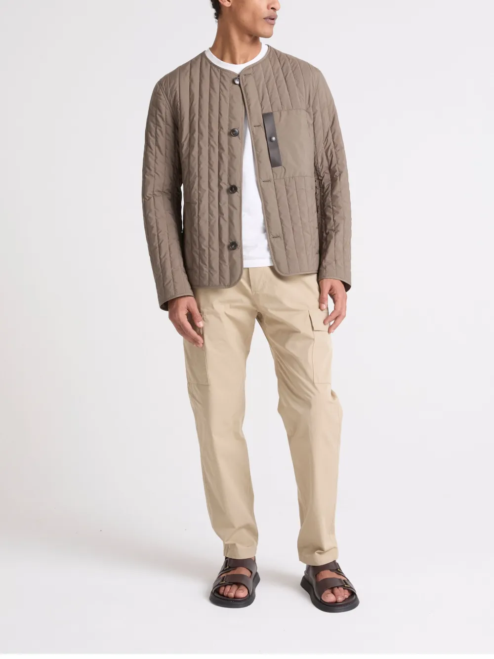 YVES SALOMON QUILTED JACKET