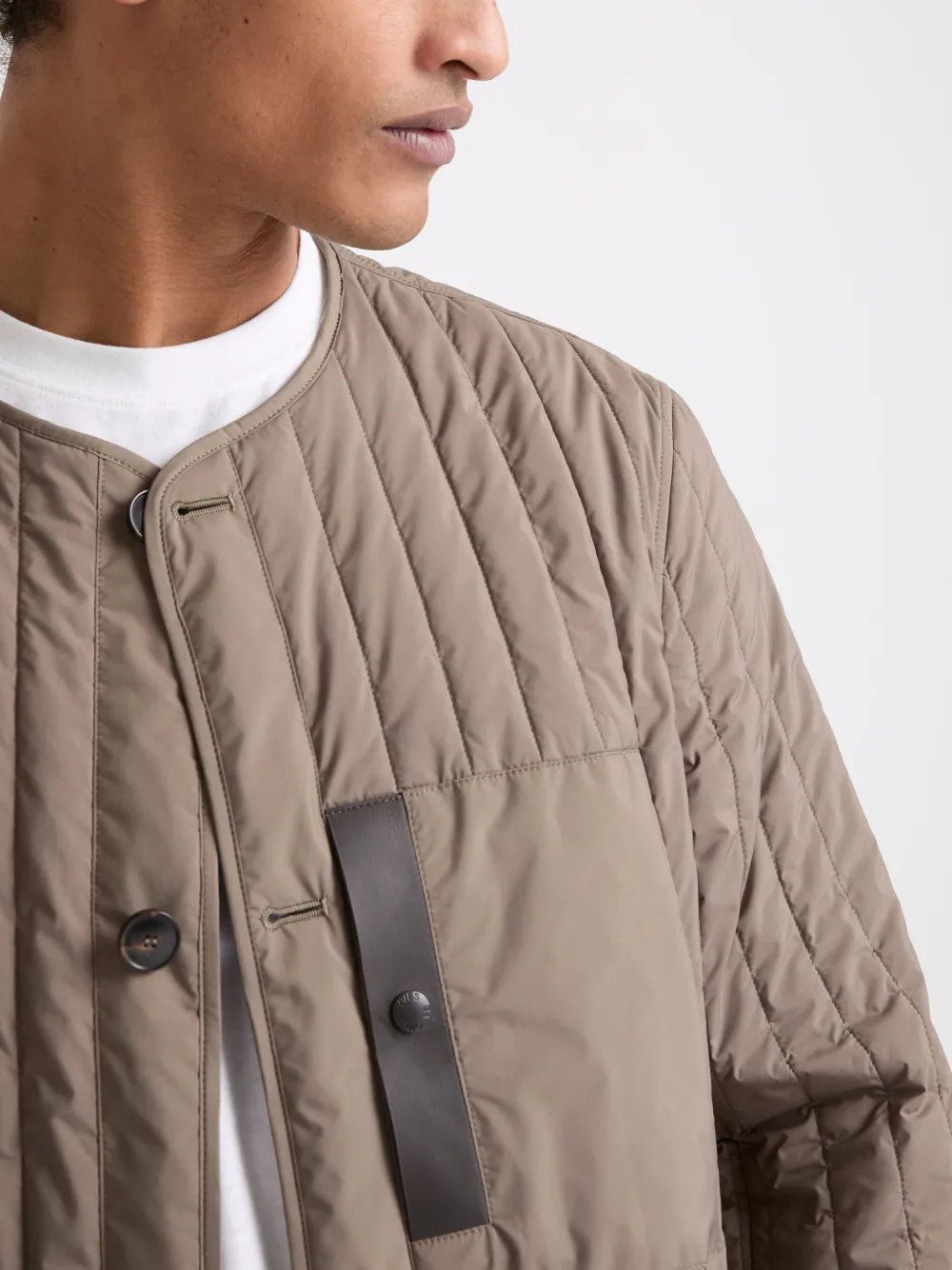 YVES SALOMON QUILTED JACKET