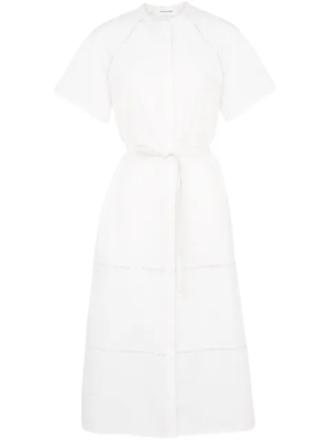 Yves Salomon belted midi dress