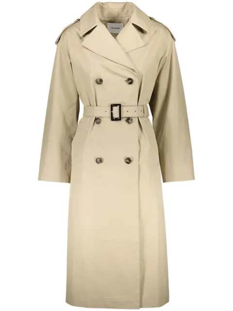 Yves Salomon cotton gabardine trench coat