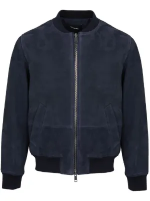 Givenchy スエード＆4Gメタル ボンバージャケット | ブルー | FARFETCH JP