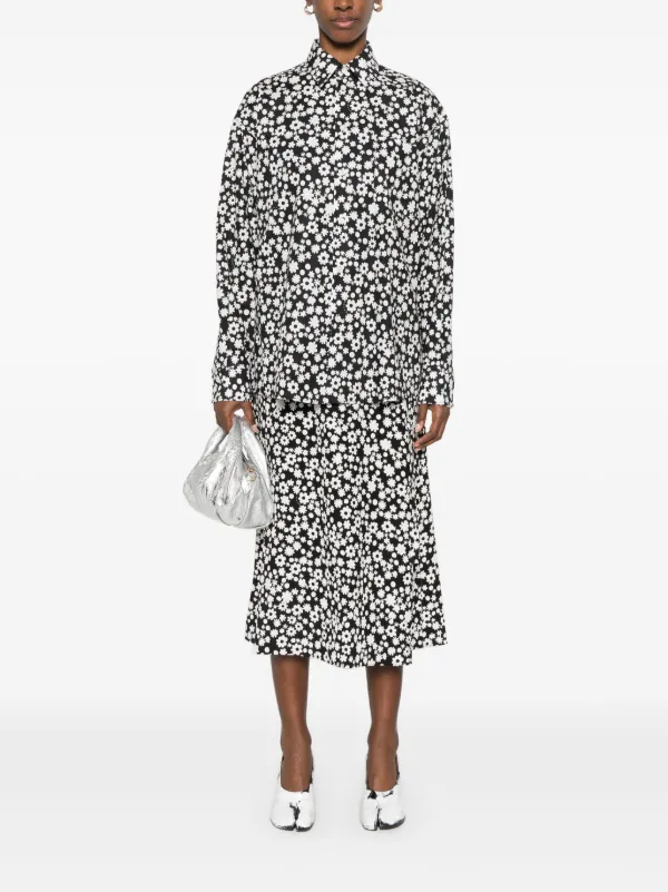 Marni フローラル シャツ | ブラック | FARFETCH JP