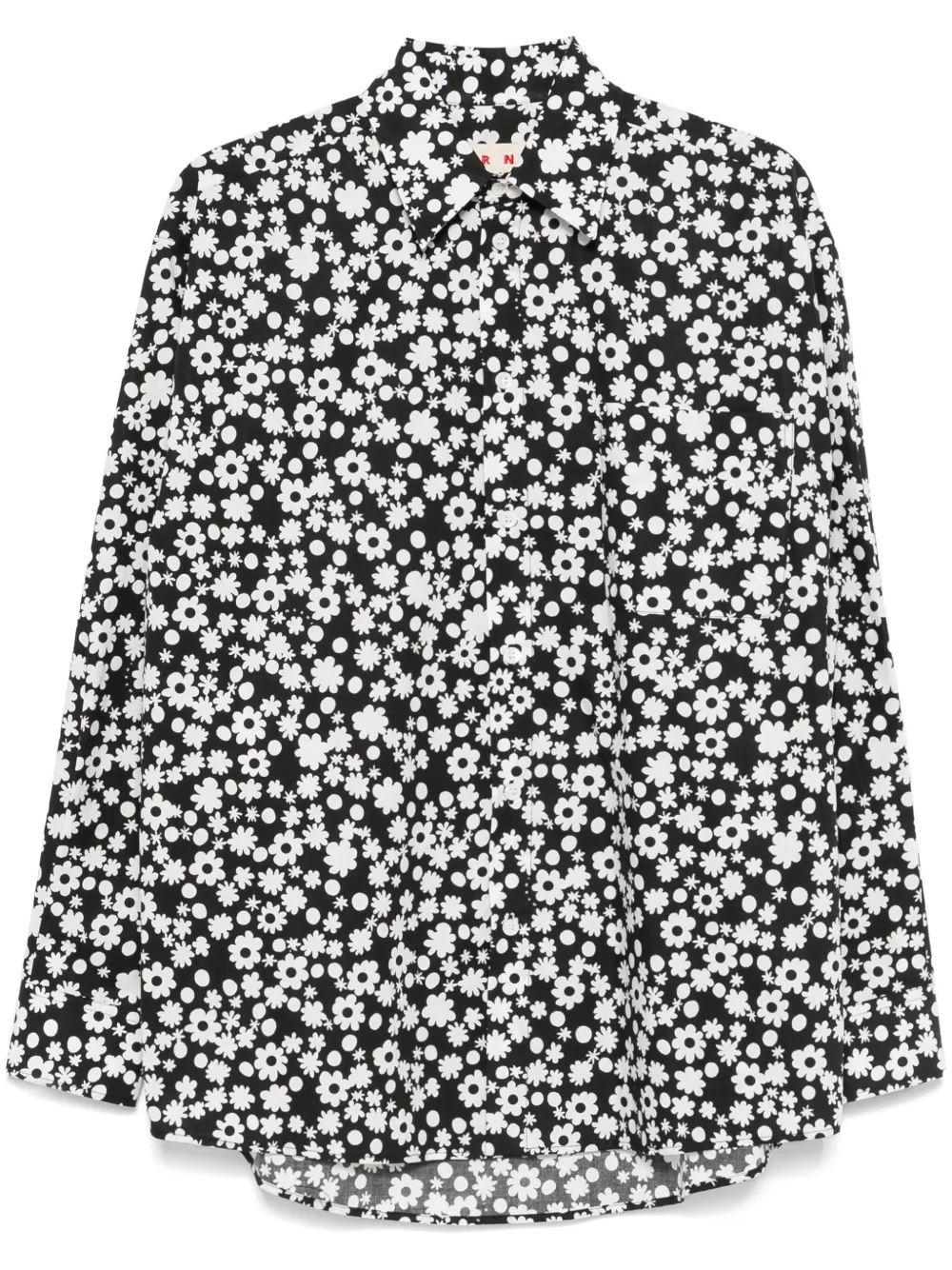 Marni フローラル シャツ - ブラック Marni フローラル シャツ - ブラック
