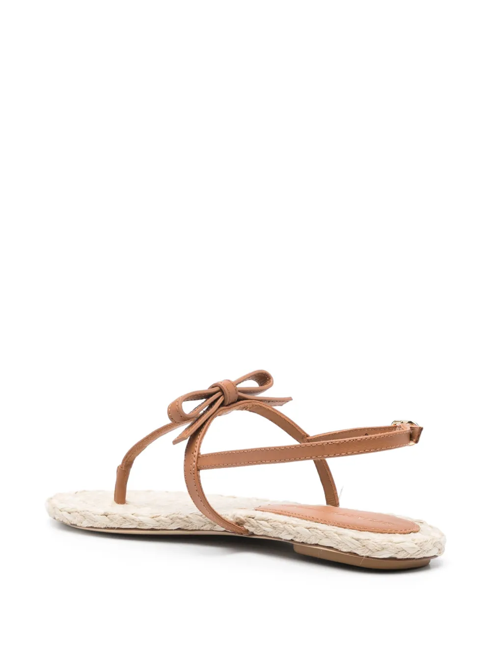 Stuart Weitzman bow-detail espadrilles Brown