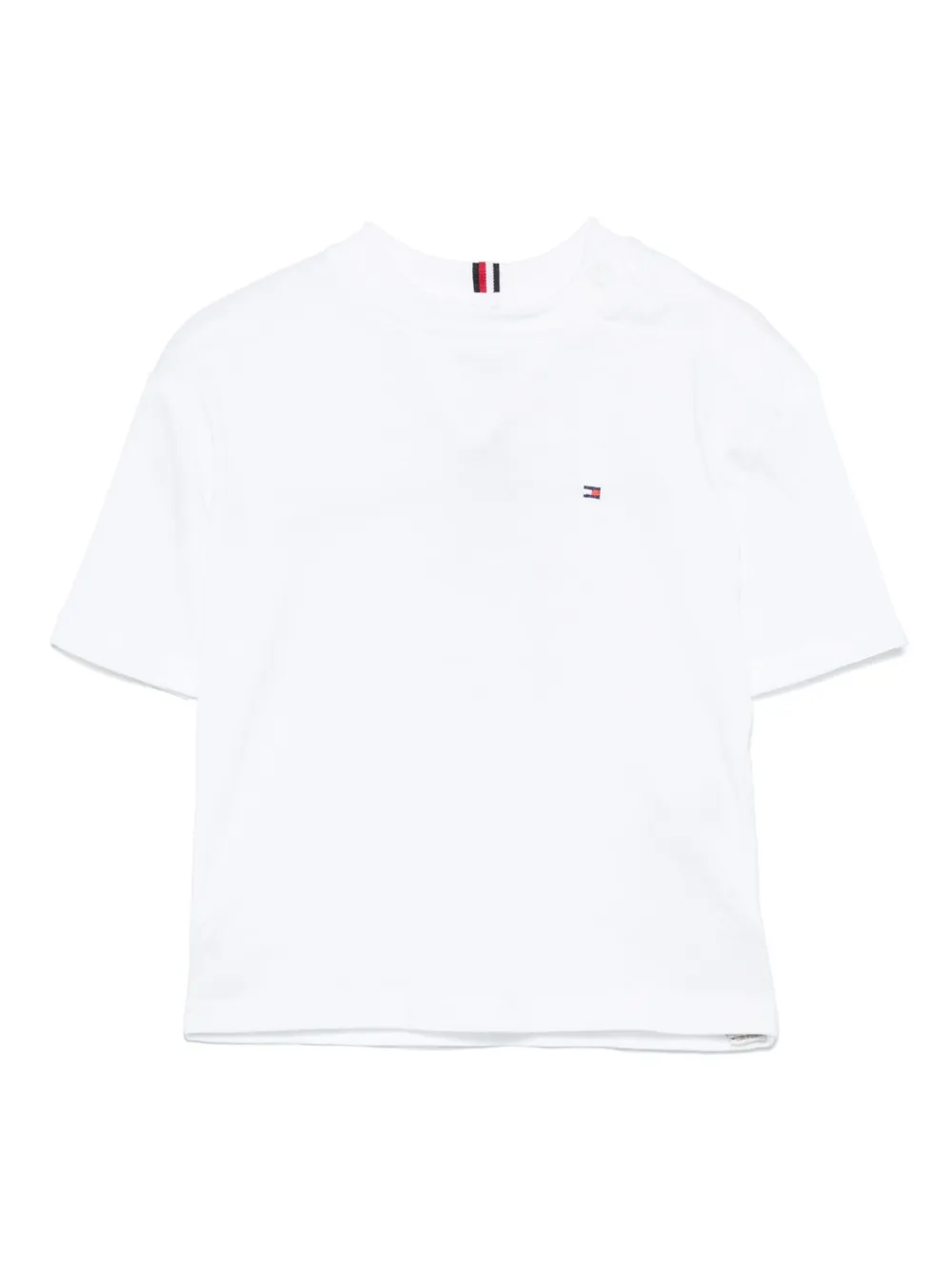 Shop Tommy Hilfiger Junior Essential T-shirt In 白色
