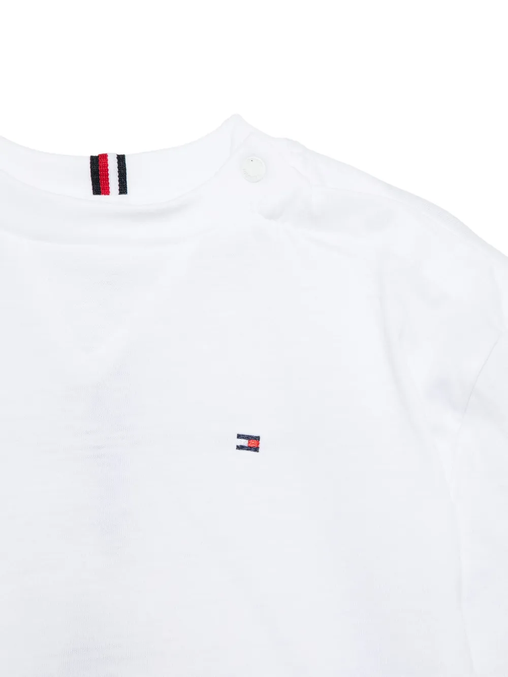 Shop Tommy Hilfiger Junior Essential T-shirt In 白色