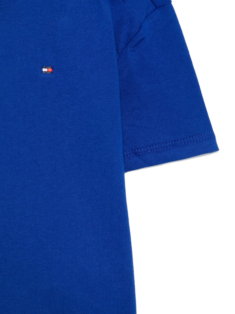 Tommy Hilfiger Junior T-shirt met geborduurd logo Blauw
