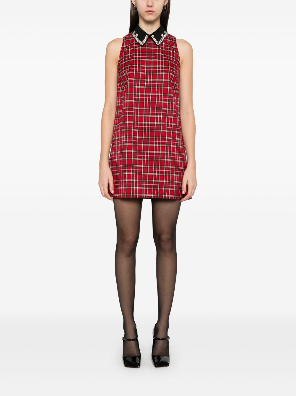 LIU JO Mini-jurk met tartan ruit - Rood