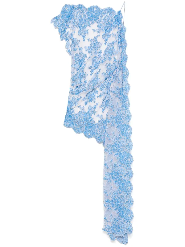 【関税込み】Christopher Esber ミニドレス Christopher Esber Floating ミニドレス | ブルー | FARFETCH JP
