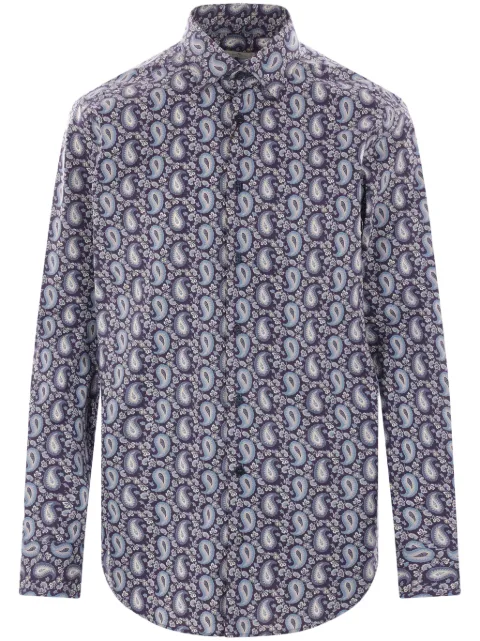 ETRO camisa con estampado de cachemira