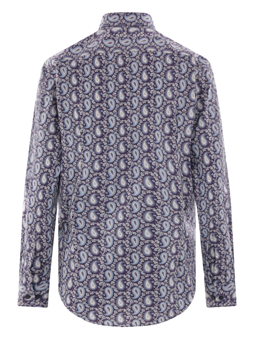 ETRO paisley-print poplin shirt - Blauw