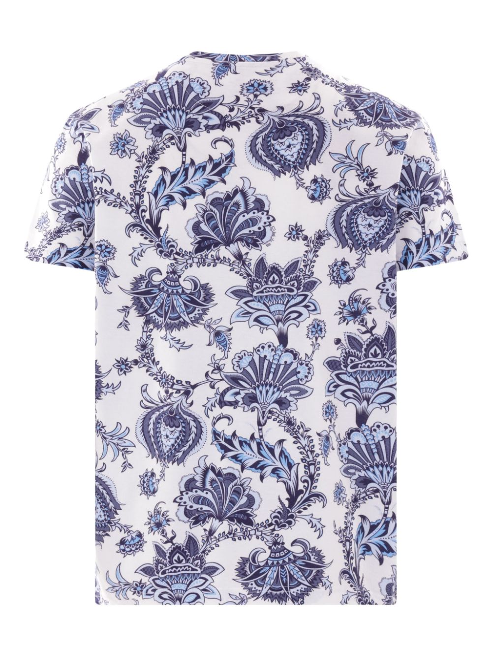 ETRO floral-print T-shirt - Wit