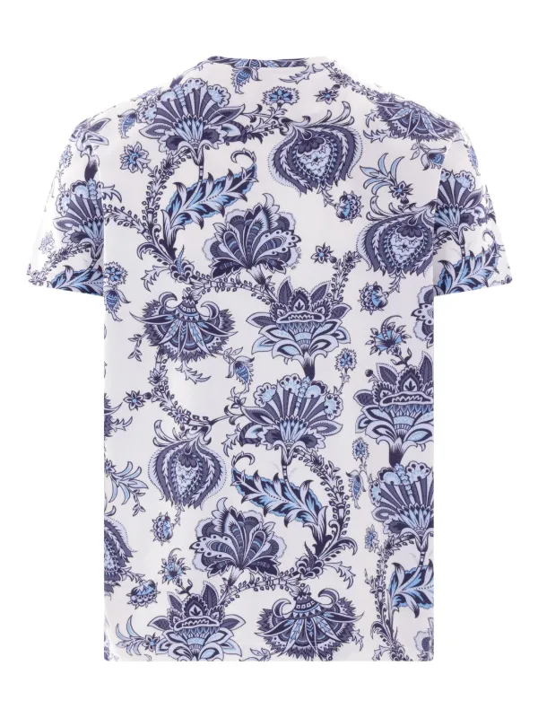 ETRO フローラル Tシャツ | ホワイト | FARFETCH JP