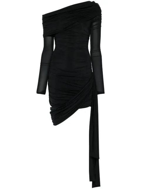 Blumarine sash-detail draped mini dress