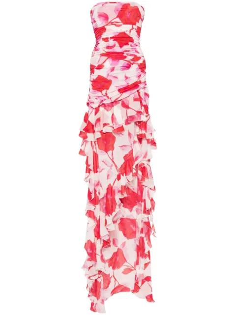 Blumarine vestido largo estampado
