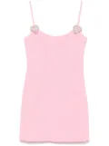 Blumarine rhinestone-detail mini dress - Pink