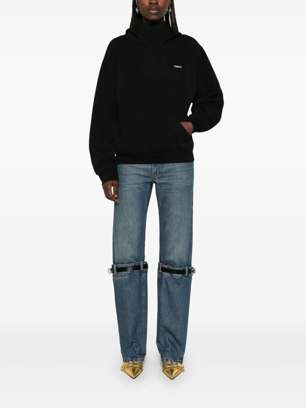 Coperni Horn hoodie - Zwart