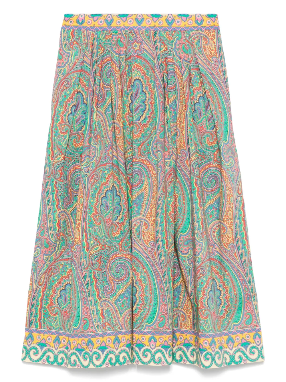 ETRO falda midi con estampado de cachemira | verde | Image 1