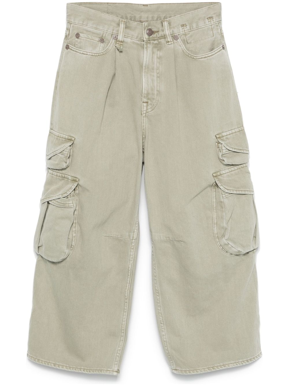 R13 cargo trousers - Green