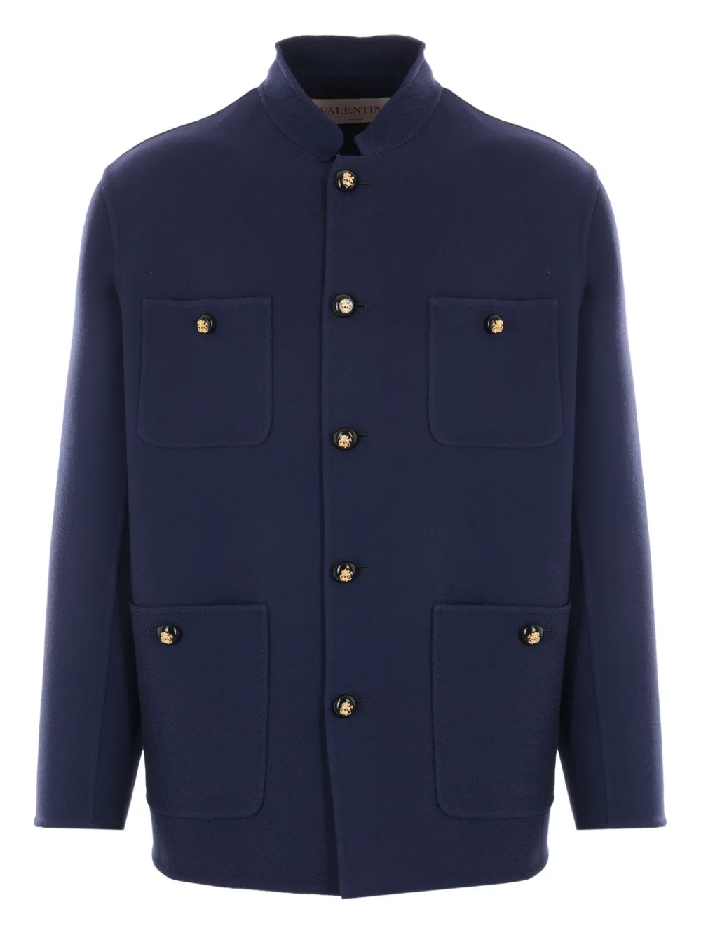 Valentino Garavani Wollen jack Blauw