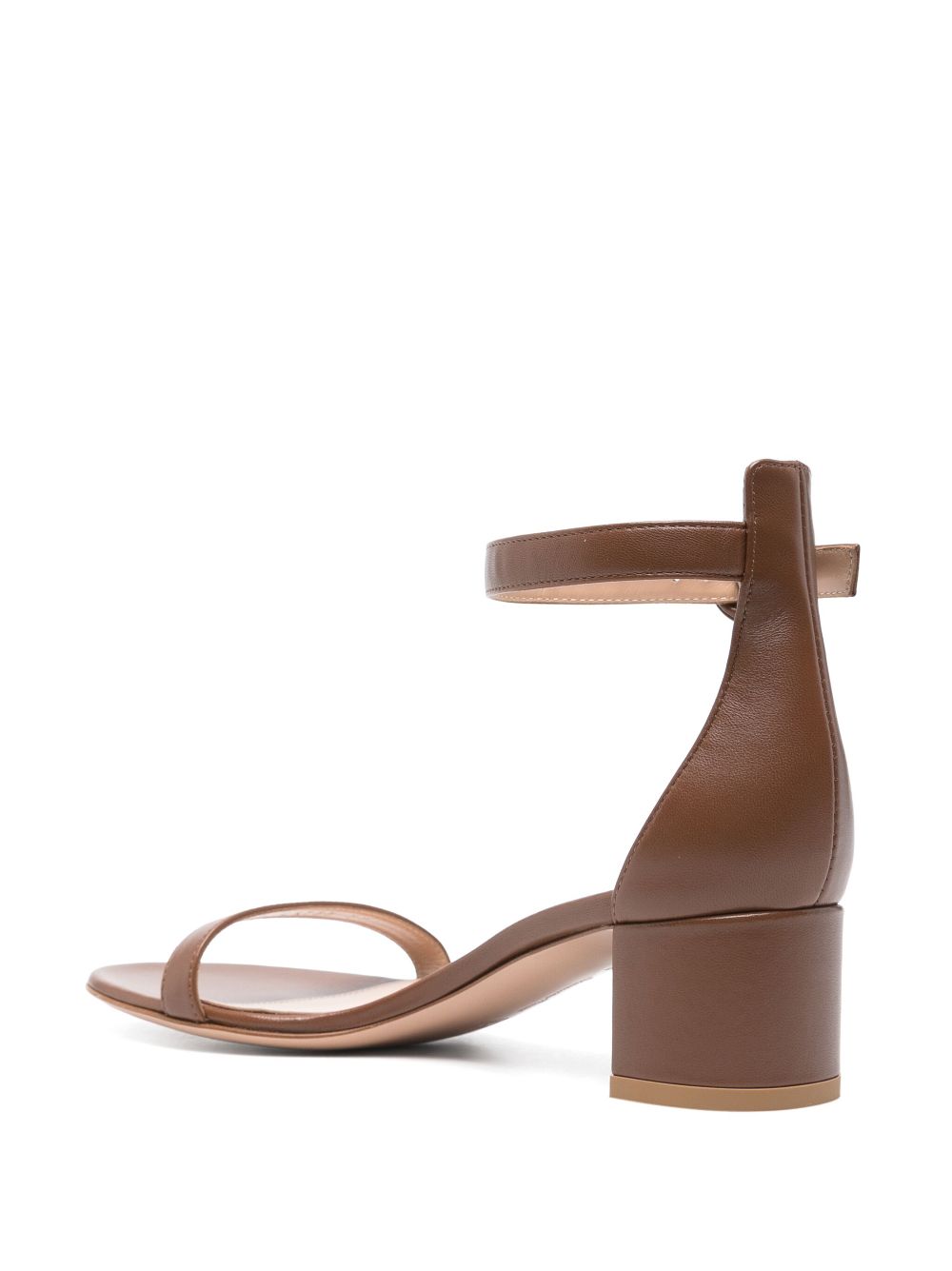 Gianvito Rossi 45mm leather sandals Brown