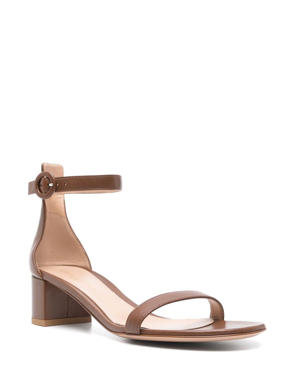 Gianvito Rossi 45mm leren sandalen - Bruin