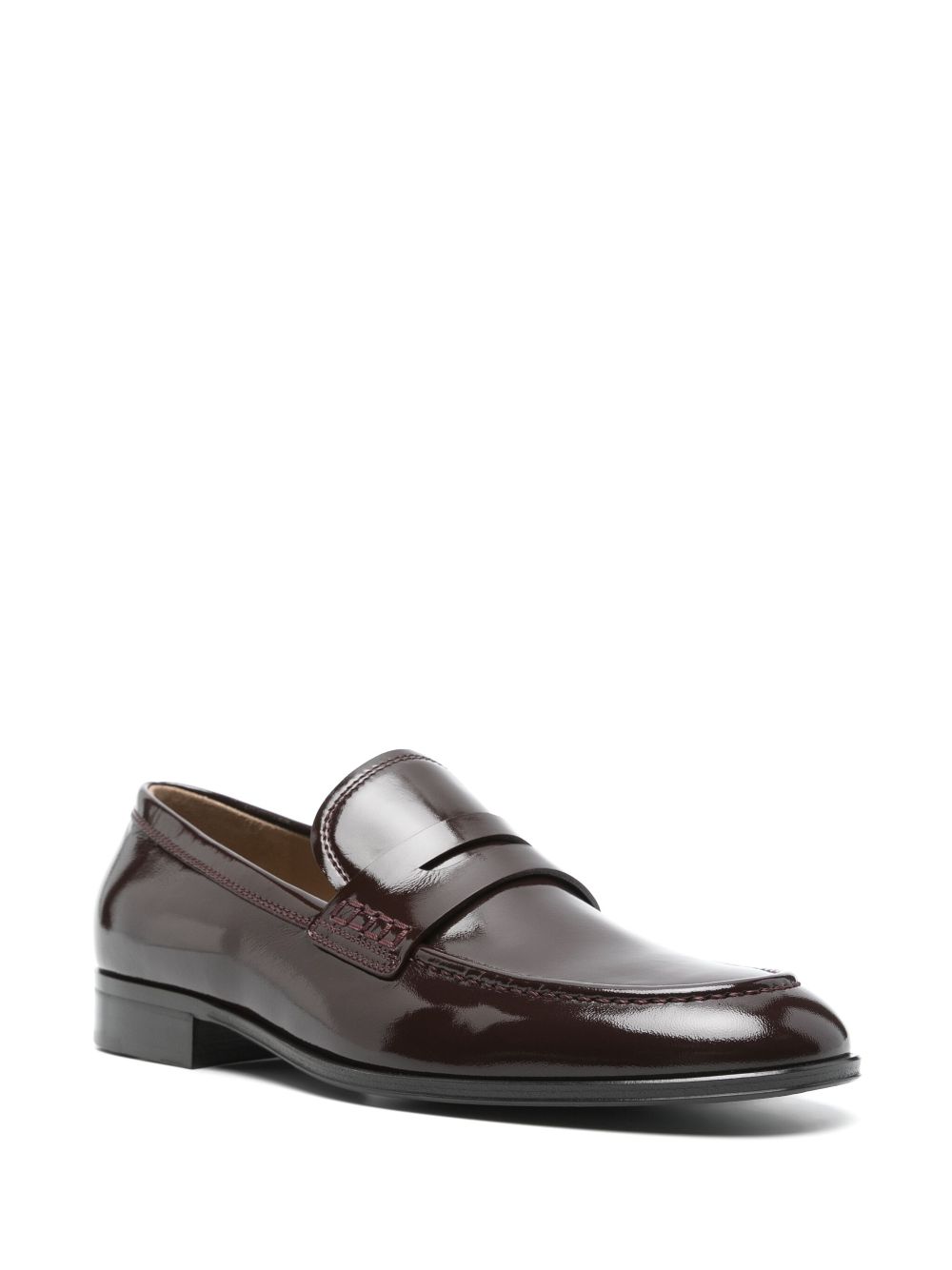 Gianvito Rossi Leren loafers - Bruin