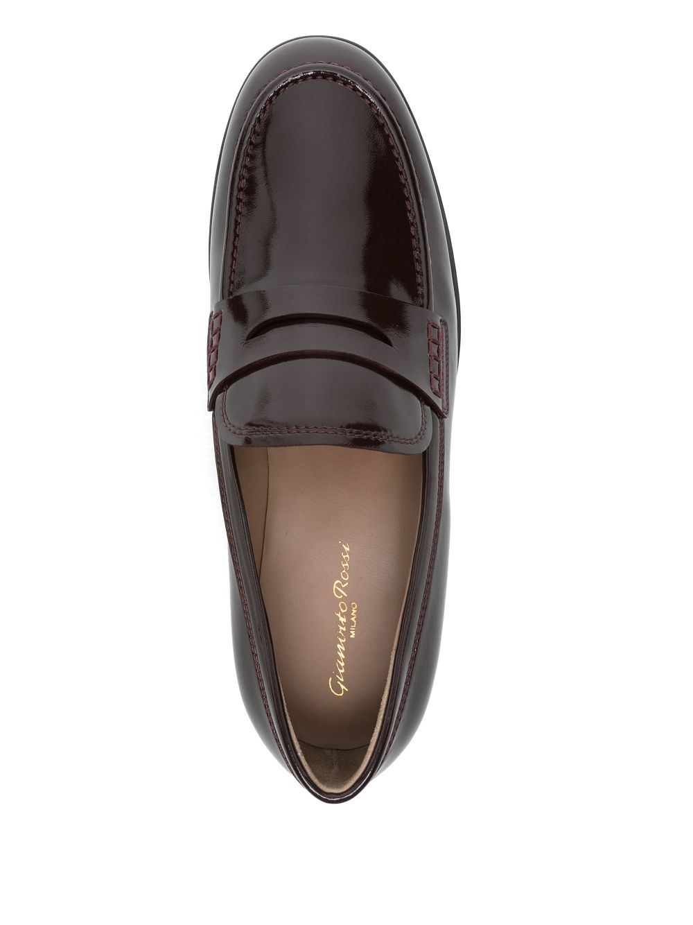 Gianvito Rossi leather loafers Brown