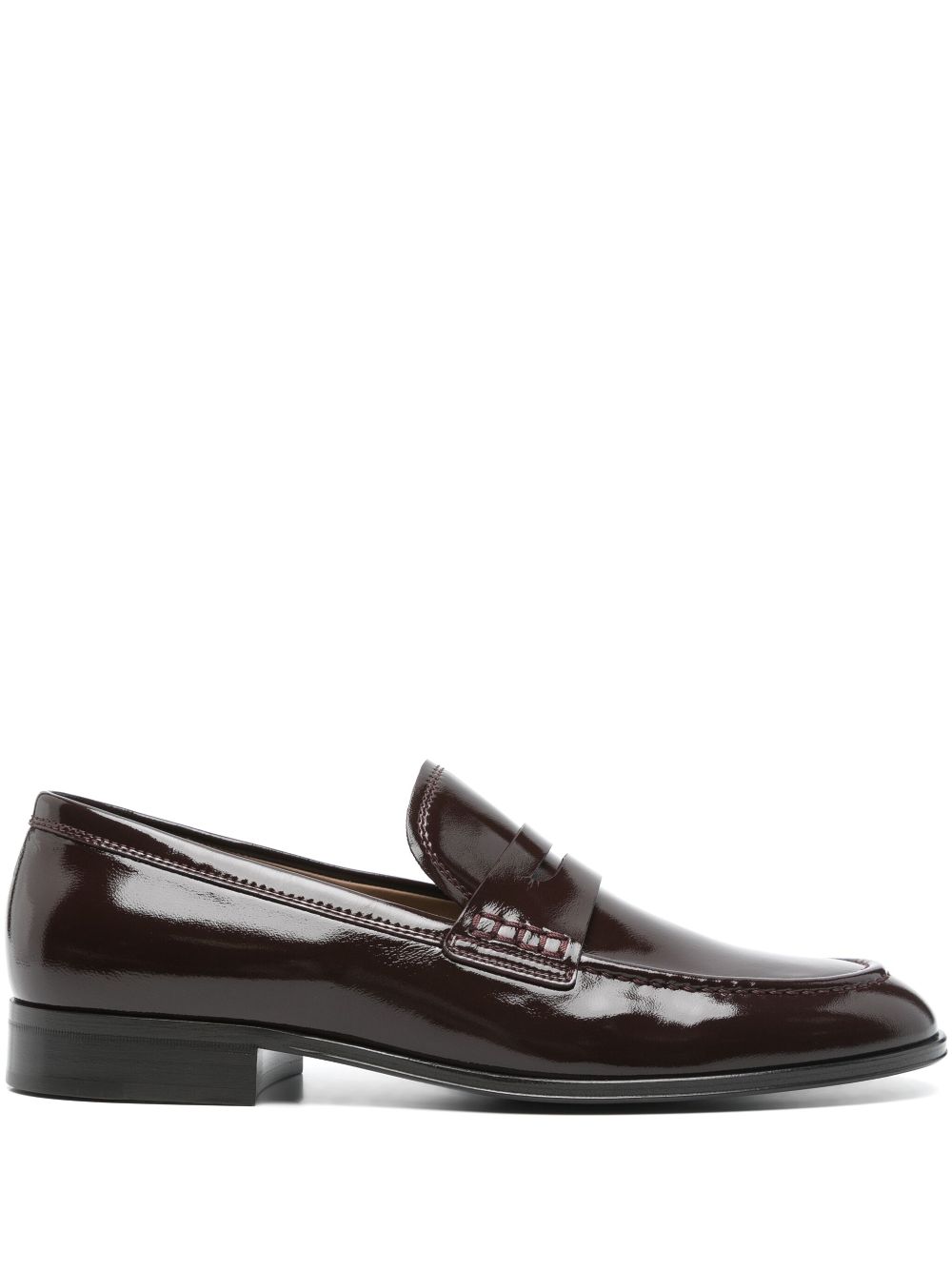 Gianvito Rossi leather loafers - Brown