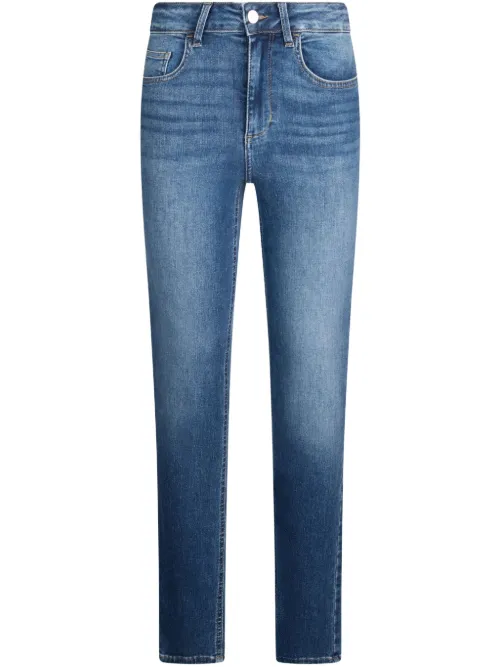 LIU JO jean skinny à strass - Bleu - LIU JO - Modalova