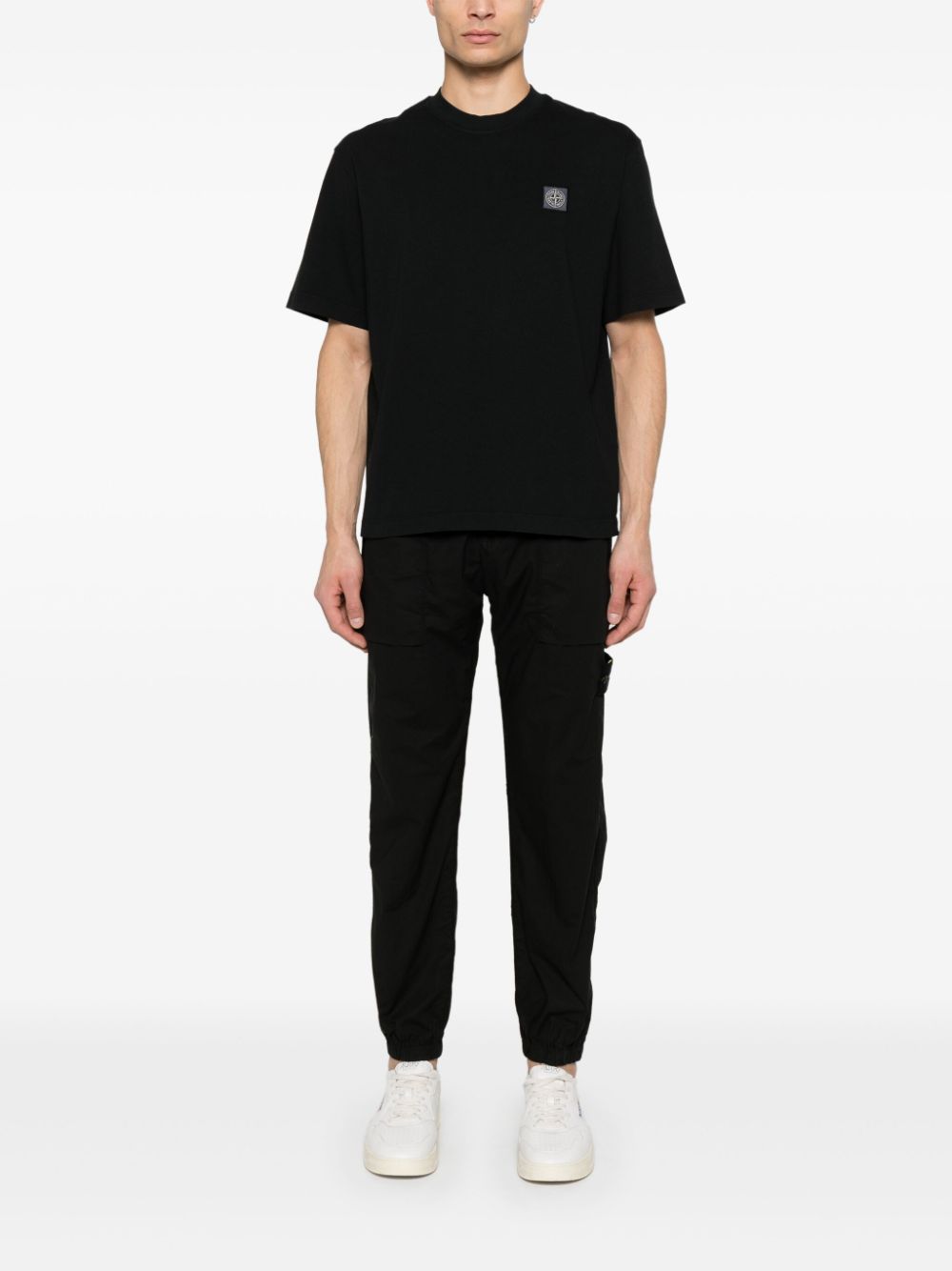 Stone Island Compass-badge trousers - Zwart