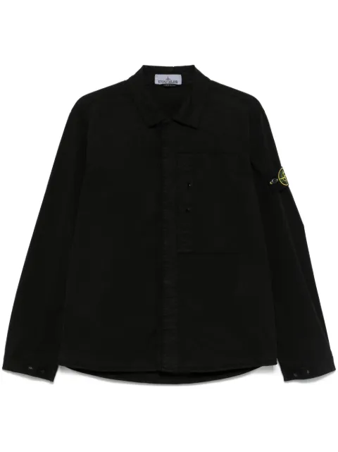 Stone Island camisa con motivo Compass
