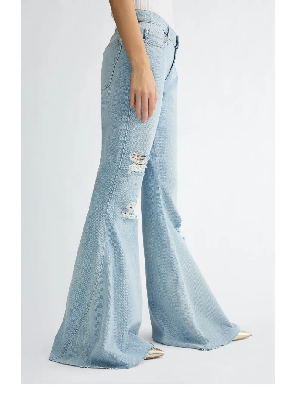 LIU JO Low waist flared jeans Blauw