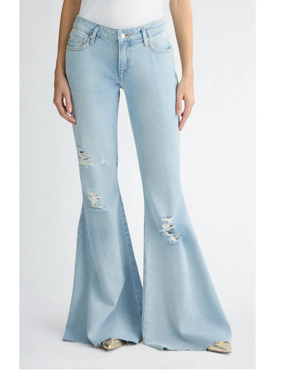 LIU JO Low waist flared jeans Blauw