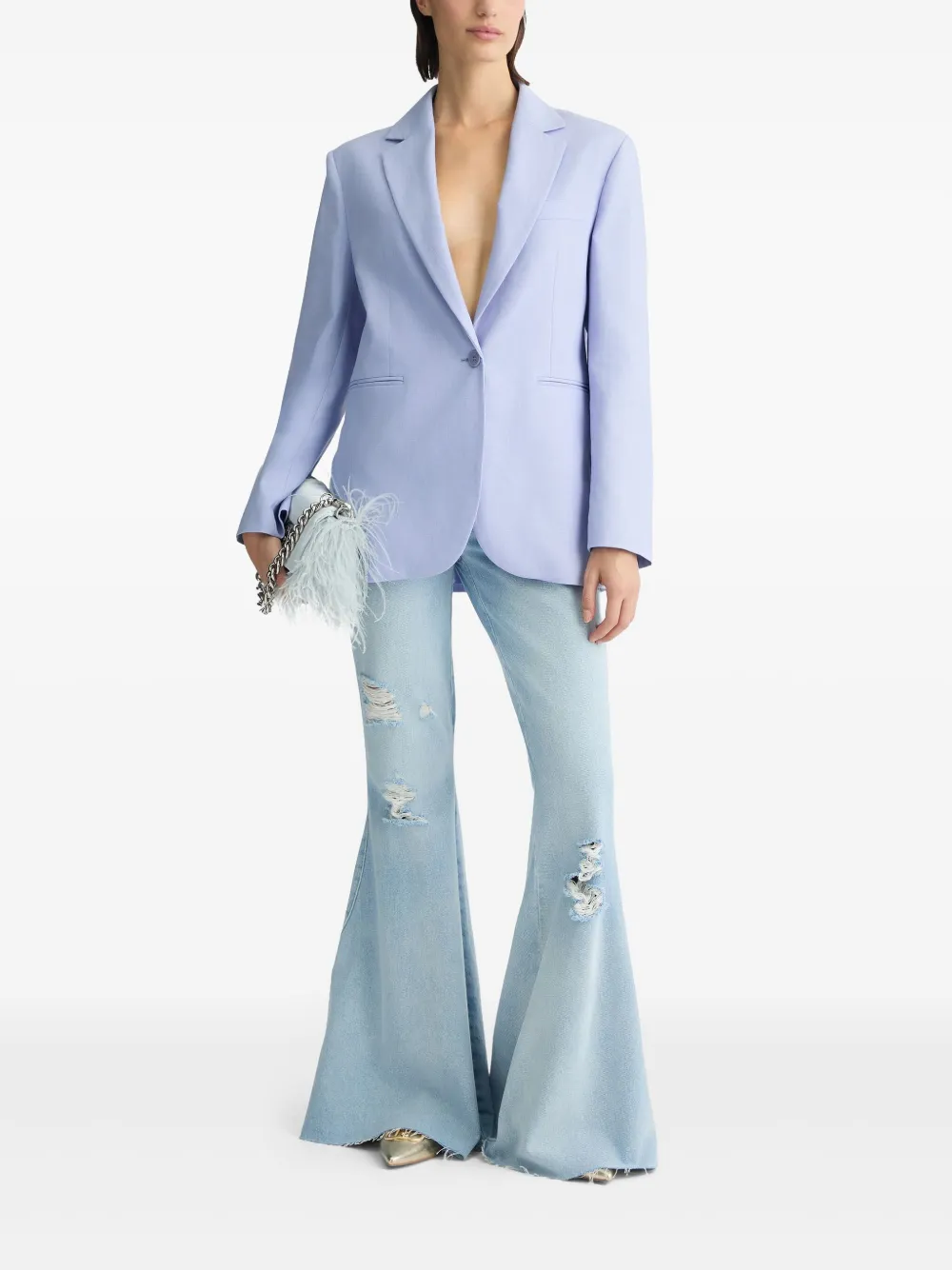 liujo LIU JO Low waist flared jeans - Blauw