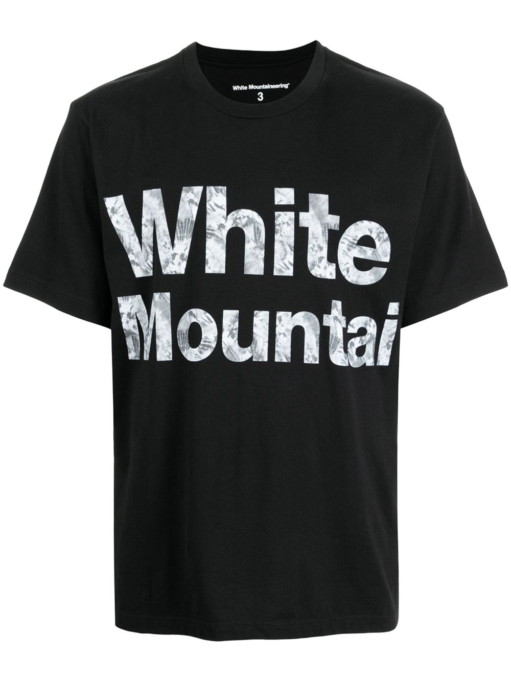 White Mountaineering logo-print T-shirt - Black