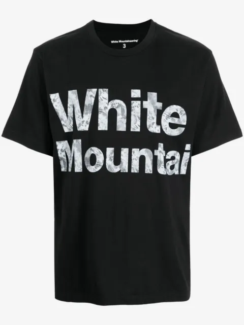 White Mountaineering logo-print T-shirt