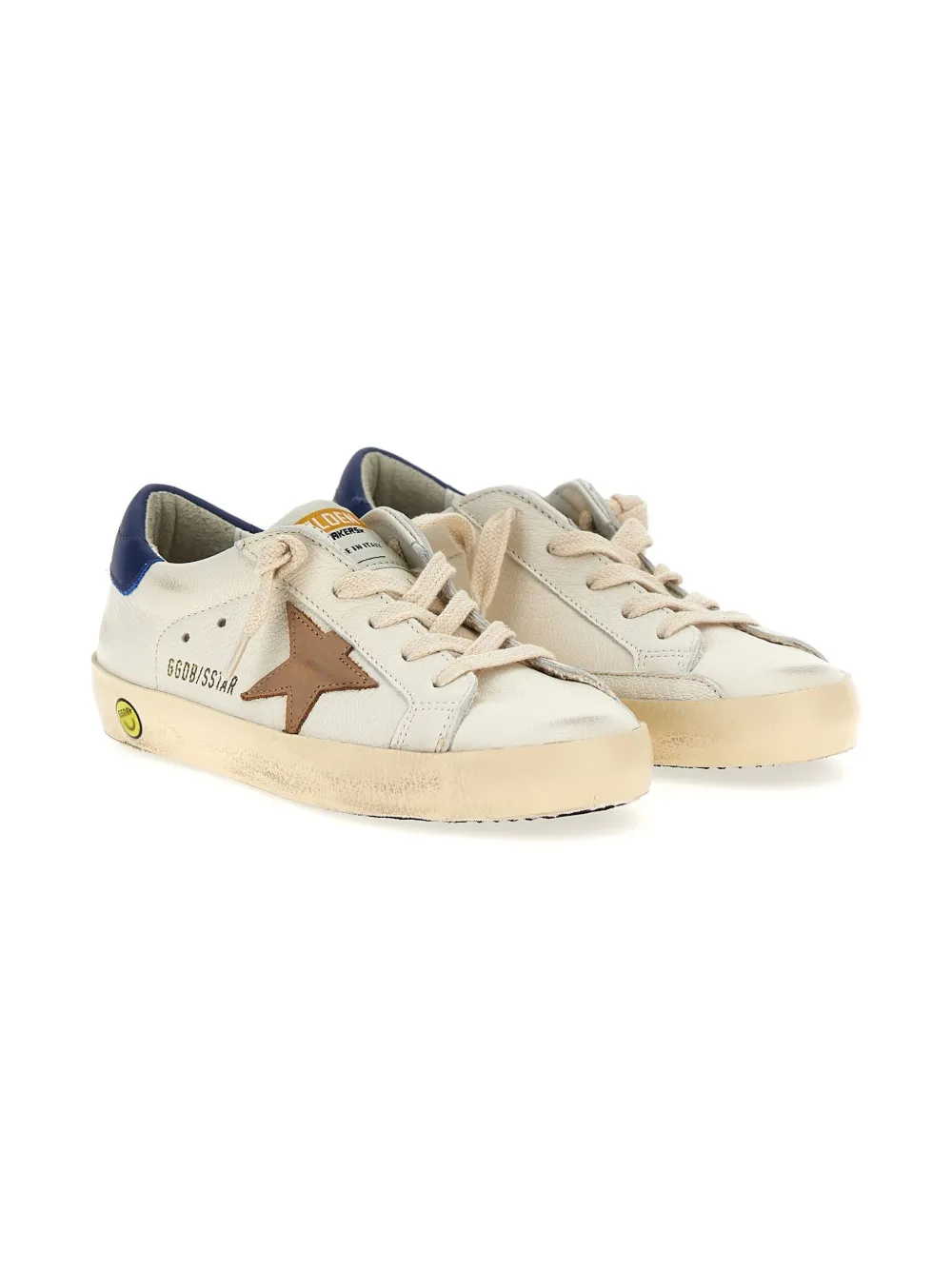 Golden Goose Kids Super-Star low-top sneakers Wit