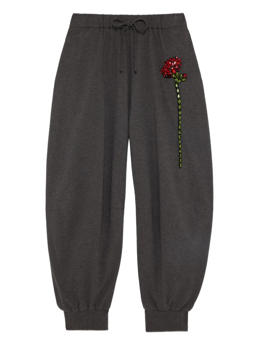 Simone Rocha cotton joggers | Grey | Image 1