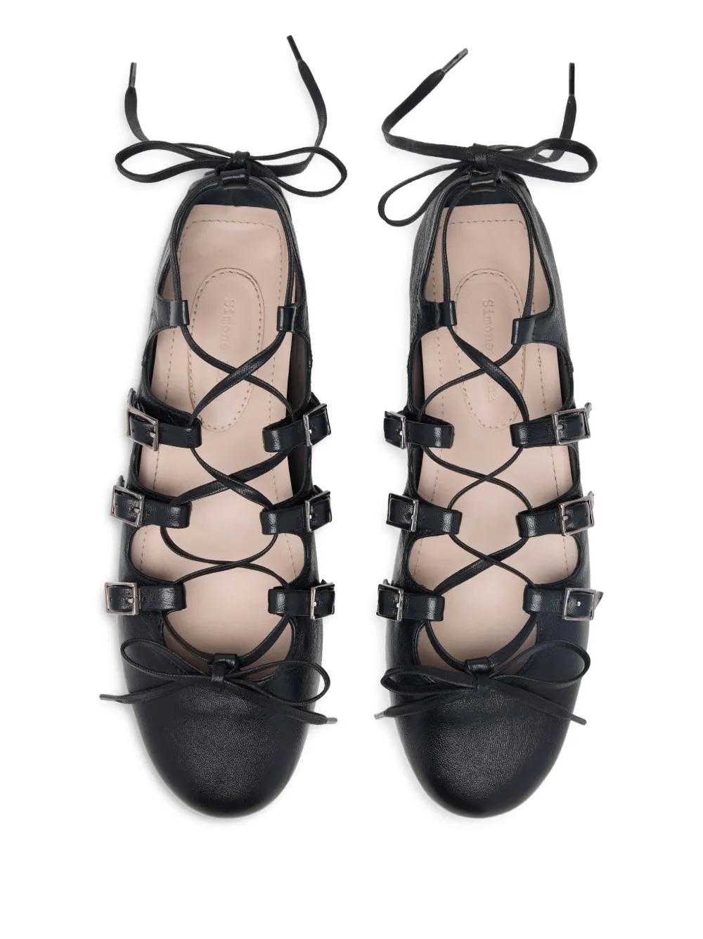 SIMONE ROCHA GHILLIE BALLERINA SHOES