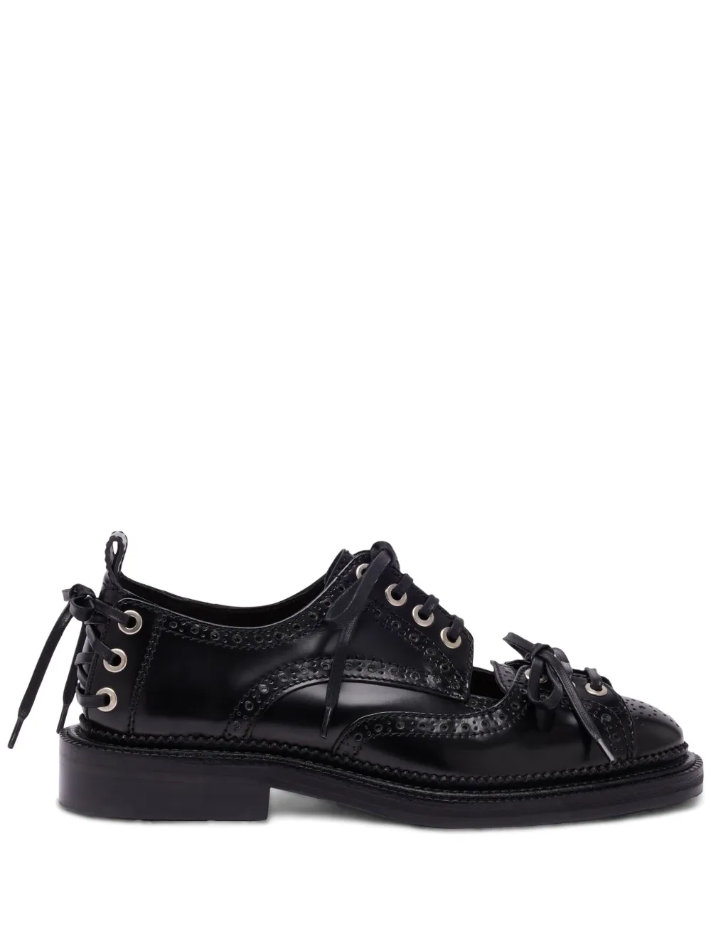 Simone Rocha cut-out brogues – Black