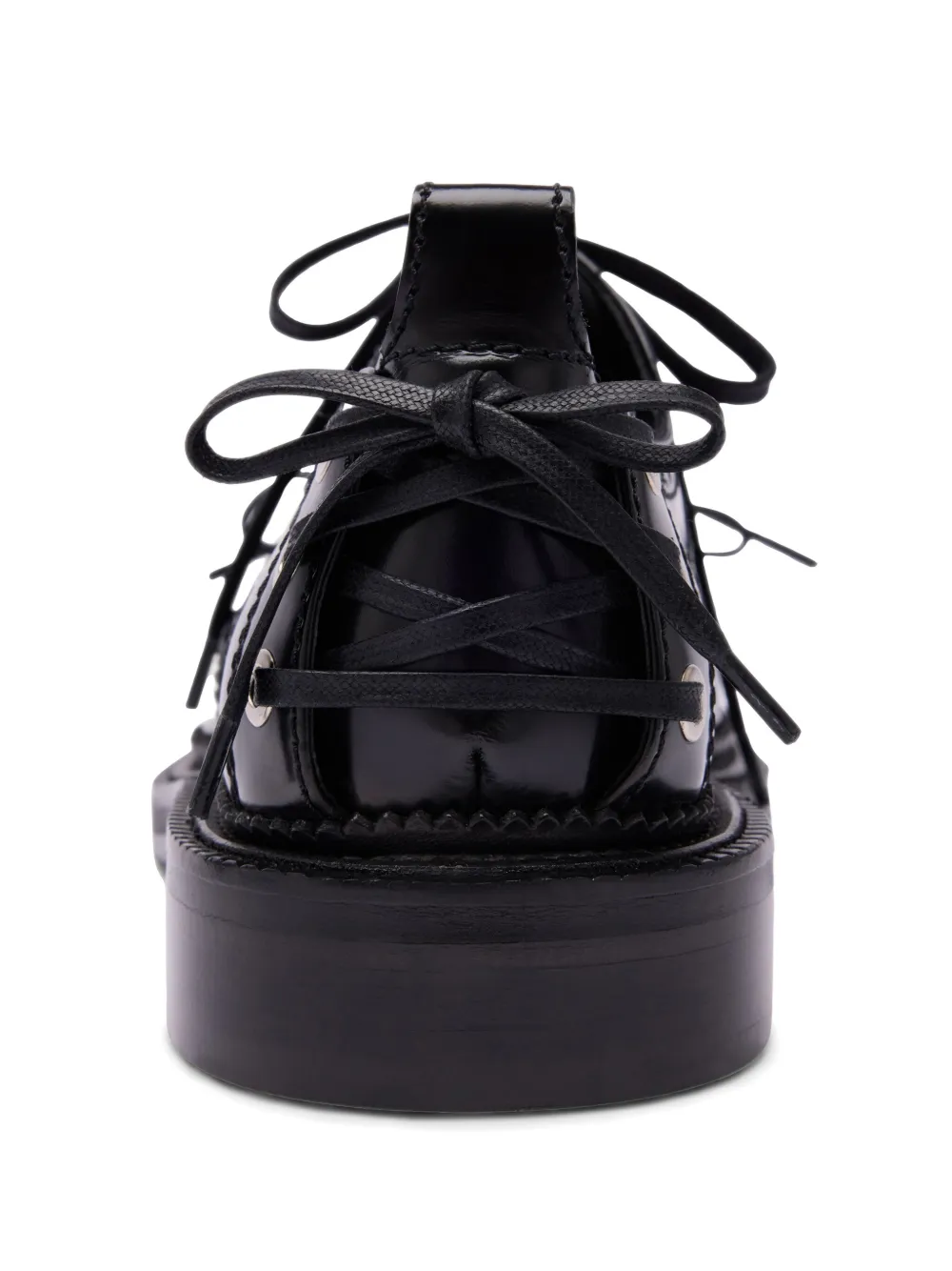 Simone Rocha cut-out brogues Black